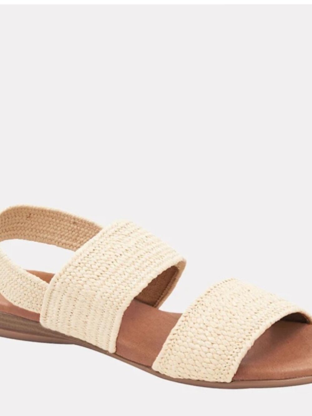 Andre Assous Nigella Stretch Rafia Featherweights Sandal